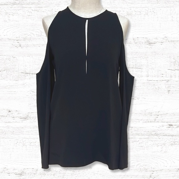 { Theory } - Cold Shoulder Blouse - Picture 3 of 6
